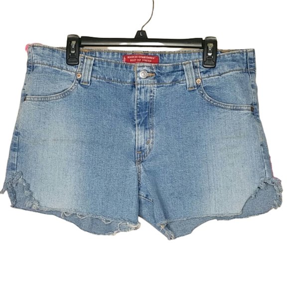 Levis Nouveau Downtowner 525 Cut Off Jean Shorts - Picture 1 of 6